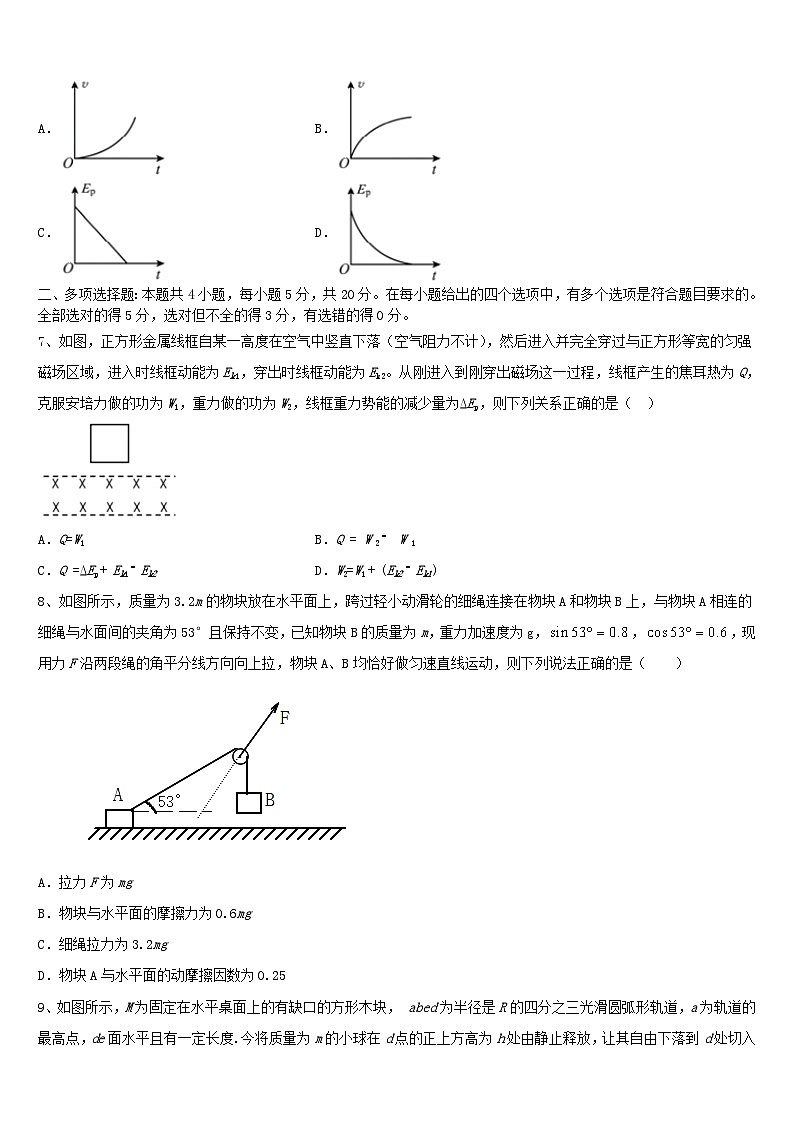 2024年贵州省高考物理全真模拟试题及答案第3页