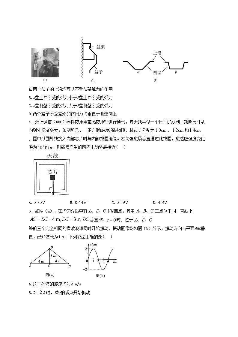 2024年河北高考物理模拟试卷及答案02