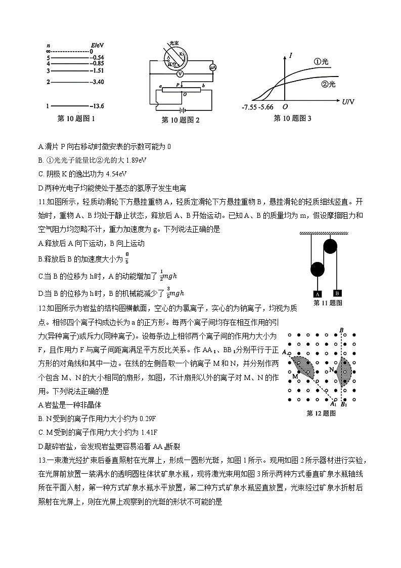 浙江宁波市2024年高二下学期6月期末考试物理试题+答案03
