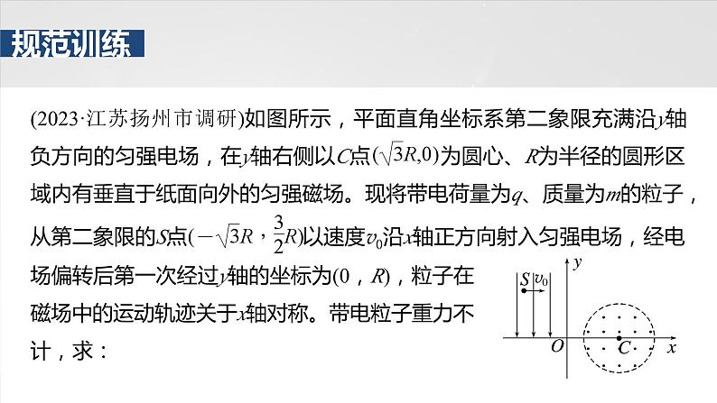 2025年高考物理大一轮复习 第十一章　阶段复习(四)　电场和磁场 课件及学案04