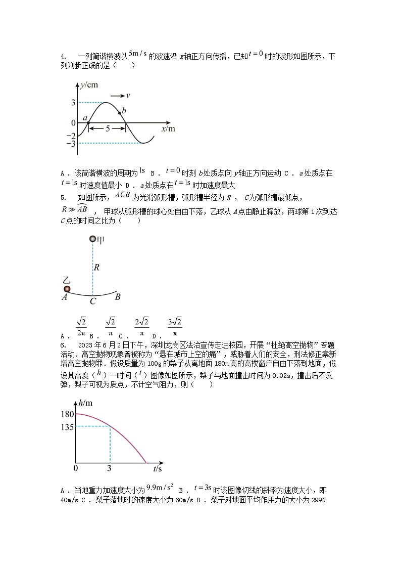 [物理]河北省沧州市十校2023-2024学年高二下学期3月月考试卷第2页