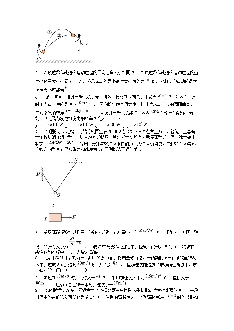 [物理][二模]江西省赣州市2023-2024学年高三下学期5月考试试卷第2页