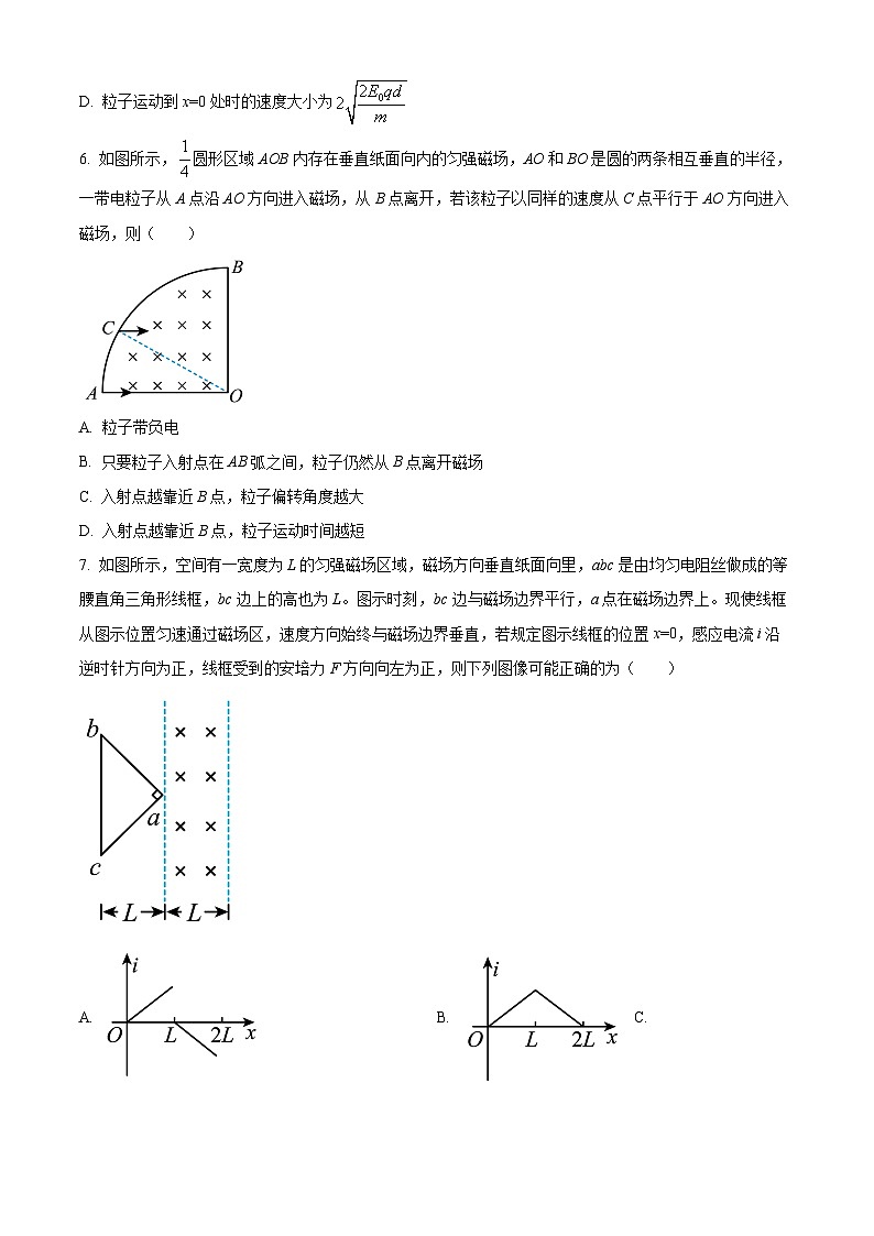 四川省绵阳市东辰中学2024届高三下学期模拟考试（一）物理试题（Word版附解析）03