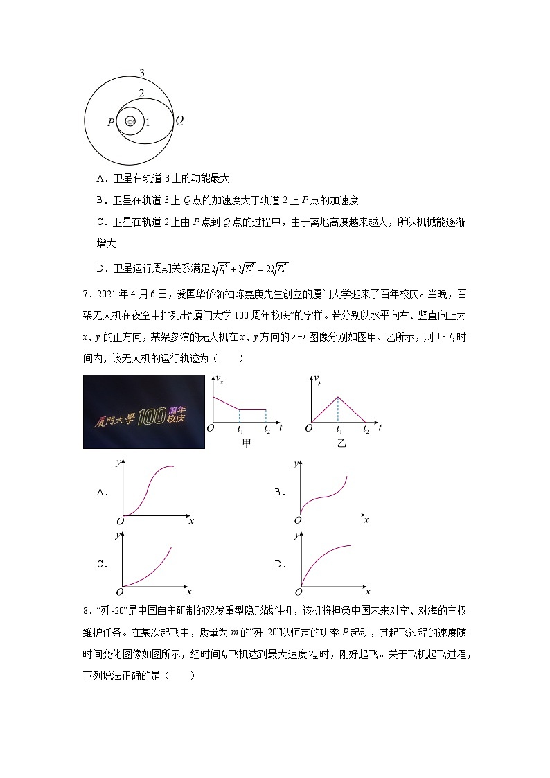 期末复习综合训练题-2023-2024学年高一下学期物理人教版（2019）必修第二册第3页