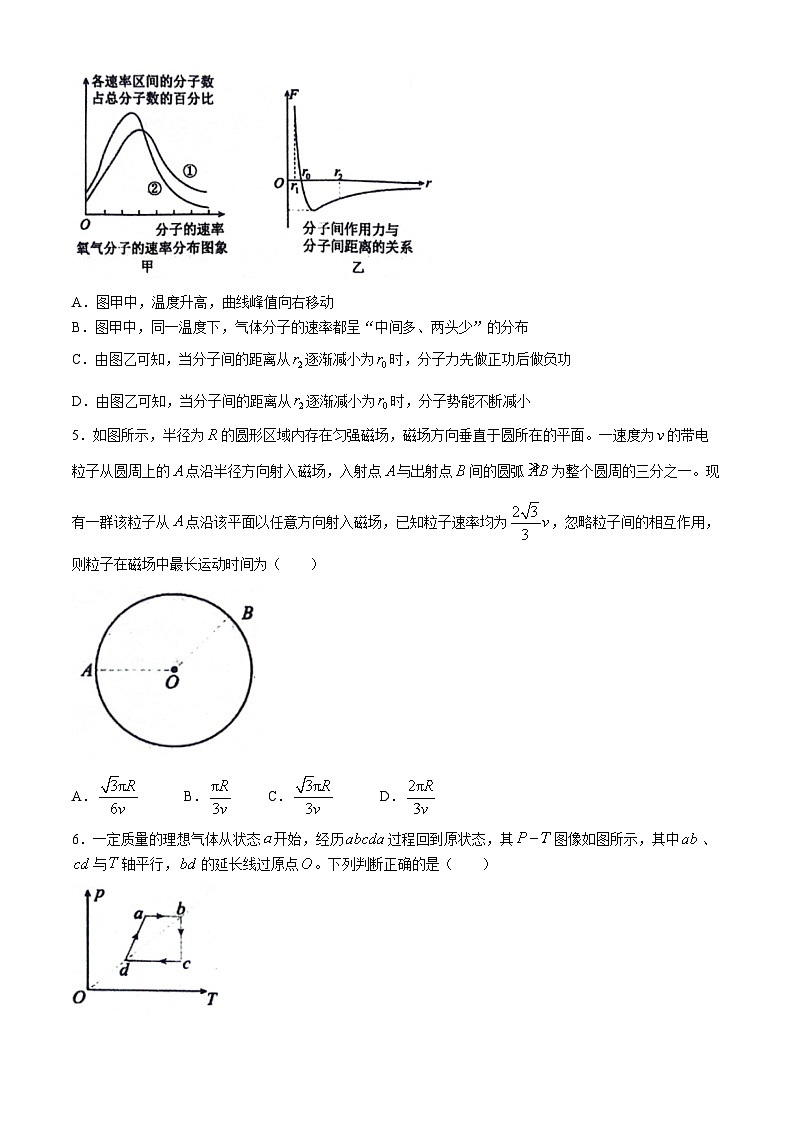 山东省菏泽市鄄城县2023-2024学年高二下学期6月月考物理试题第2页
