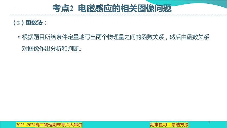 专题04  电磁感应【考点串讲PPT】2023-2024学年高二物理下学期期末考点大串讲（人教版2019）第8页