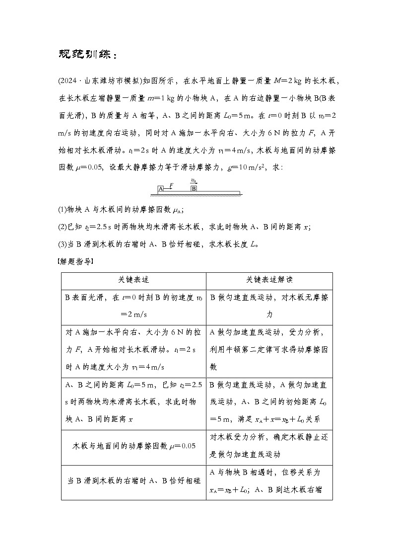 【备战2025年高考】 高中物理一轮复习 运动和力的关系专题   第3章 　阶段复习(一)　力与直线运动（教师版+学生版）02