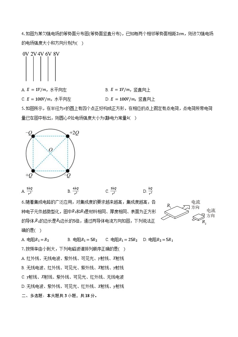 2023-2024学年江西省宜春市丰城市丰城市东煌学校高二（下）月考物理试卷（6月）（含答案）第2页