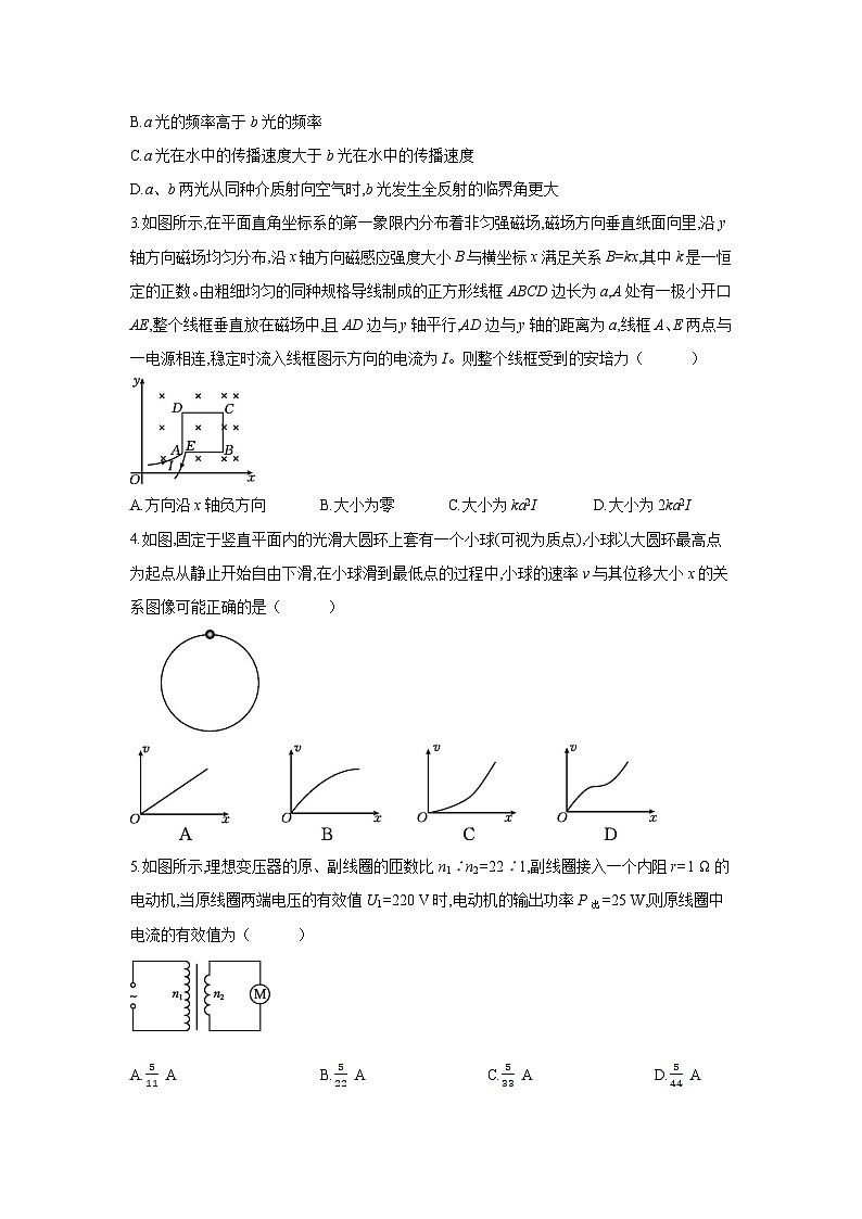 [物理]山东省2024年普通高等学校招生全国统一考试模拟样卷（一）试题（解析版）第2页