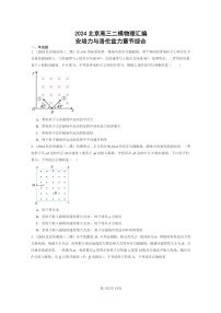 [物理][二模]2024北京高三试题分类汇编：安培力与洛伦兹力章节综合