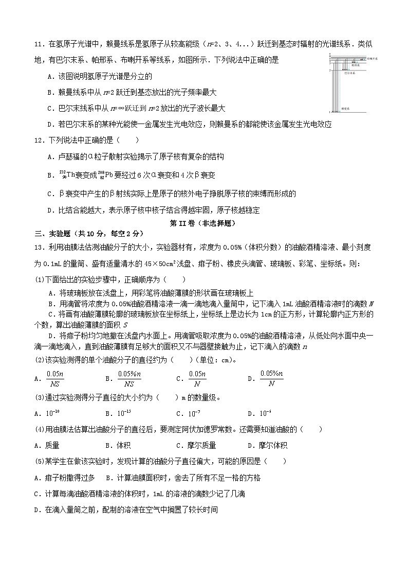 宁夏吴忠市红寺堡区罗山中学2023-2024学年高二下学期期末考试物理试卷03