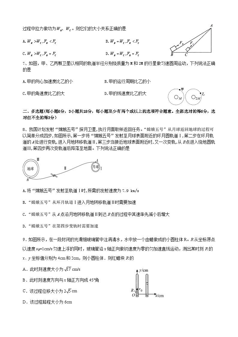广东省汕头市汕头经济特区林百欣中学2023-2024学年高一下学期期中考试物理试卷第2页