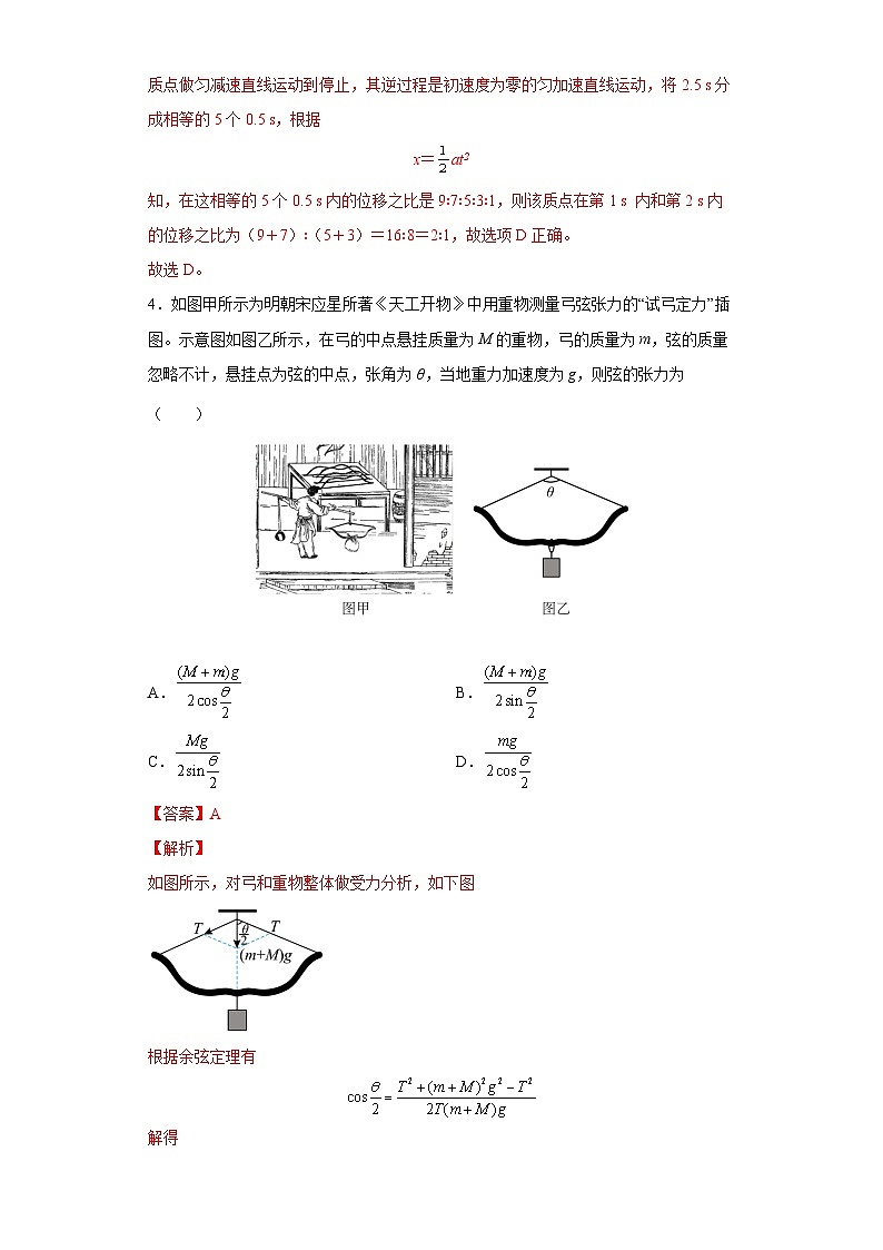 物理-秋季高三开学摸底考试卷（江苏卷）解析版03第3页