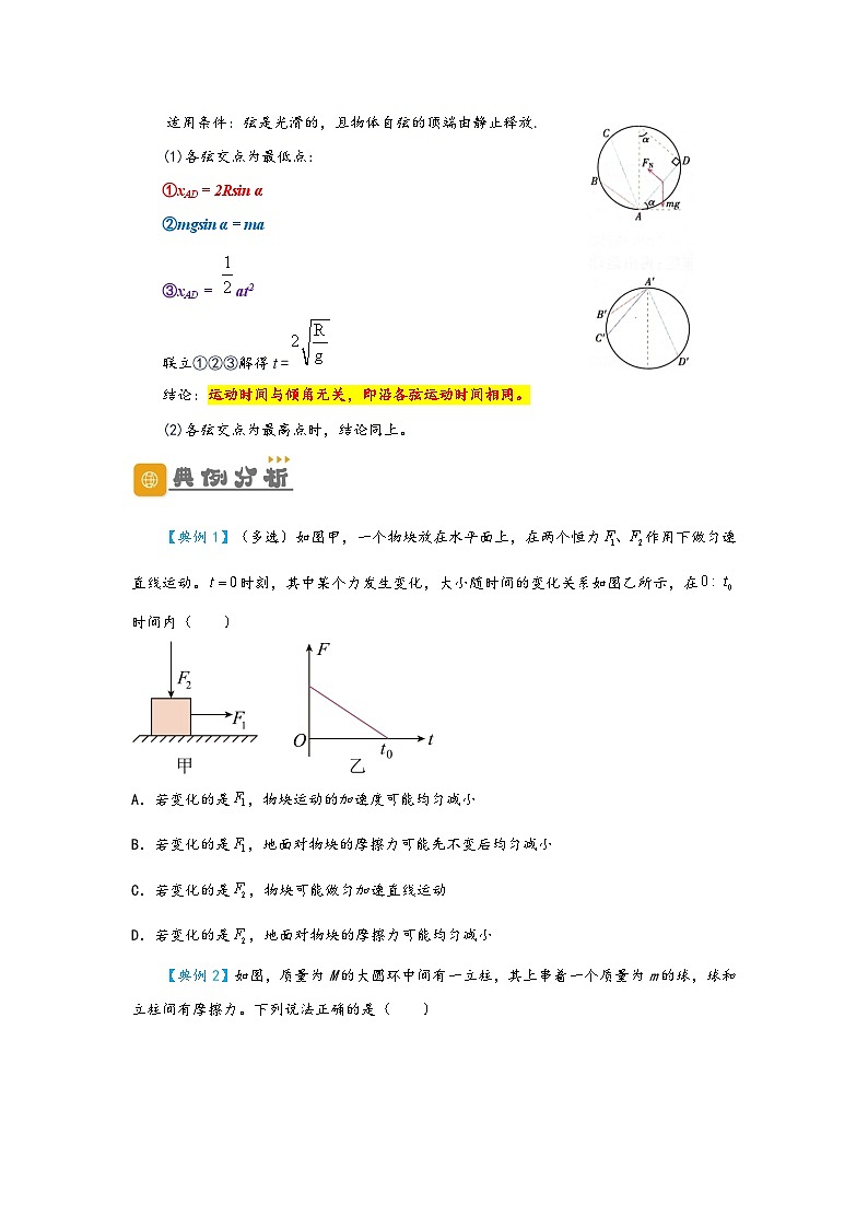 （人教版）初升高物理暑假预习4.5 牛顿运动定律的应用（讲义）（学生版+教师版）03