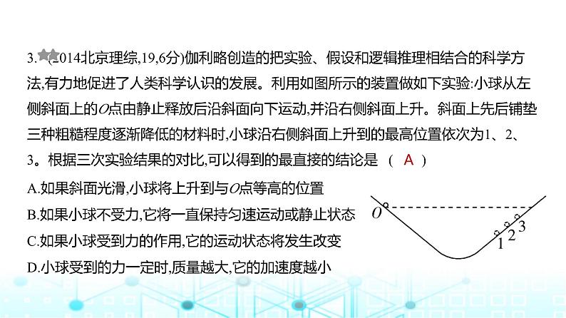 高考物理（山东专用）一轮复习专题三牛顿运动定律训练课件03