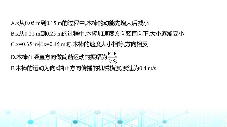 新高考物理一轮复习专题八机械振动与机械波练习课件07