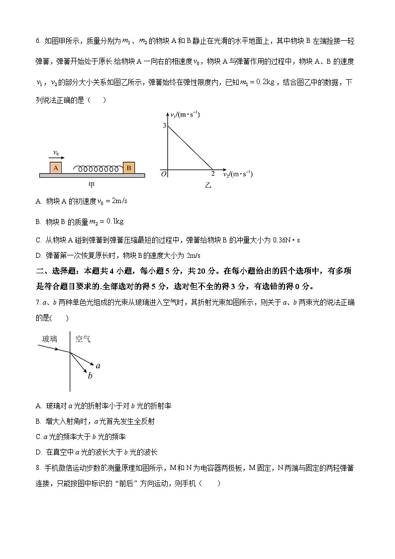 湖南省部分学校2023-2024学年高二下学期期末联考物理试题（原卷版）第3页