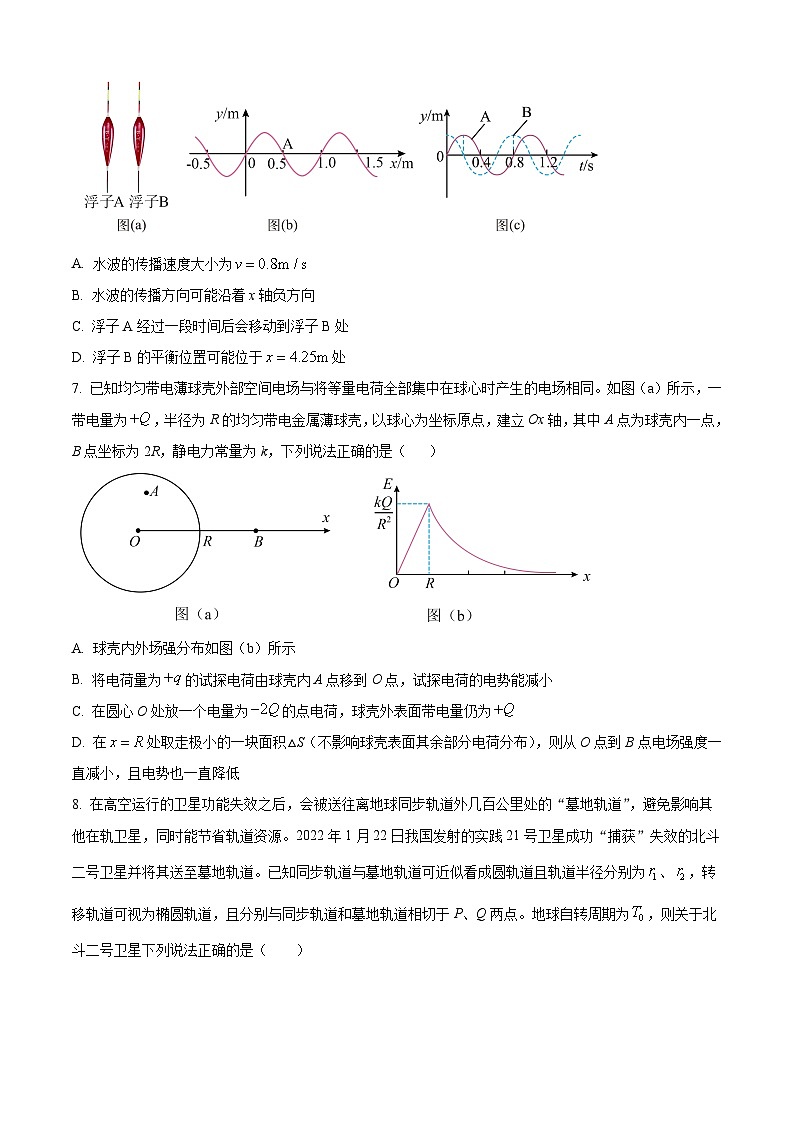 湖北省武汉市江岸区2023-2024学年高一下学期期末质量检测物理试卷（原卷版）第3页