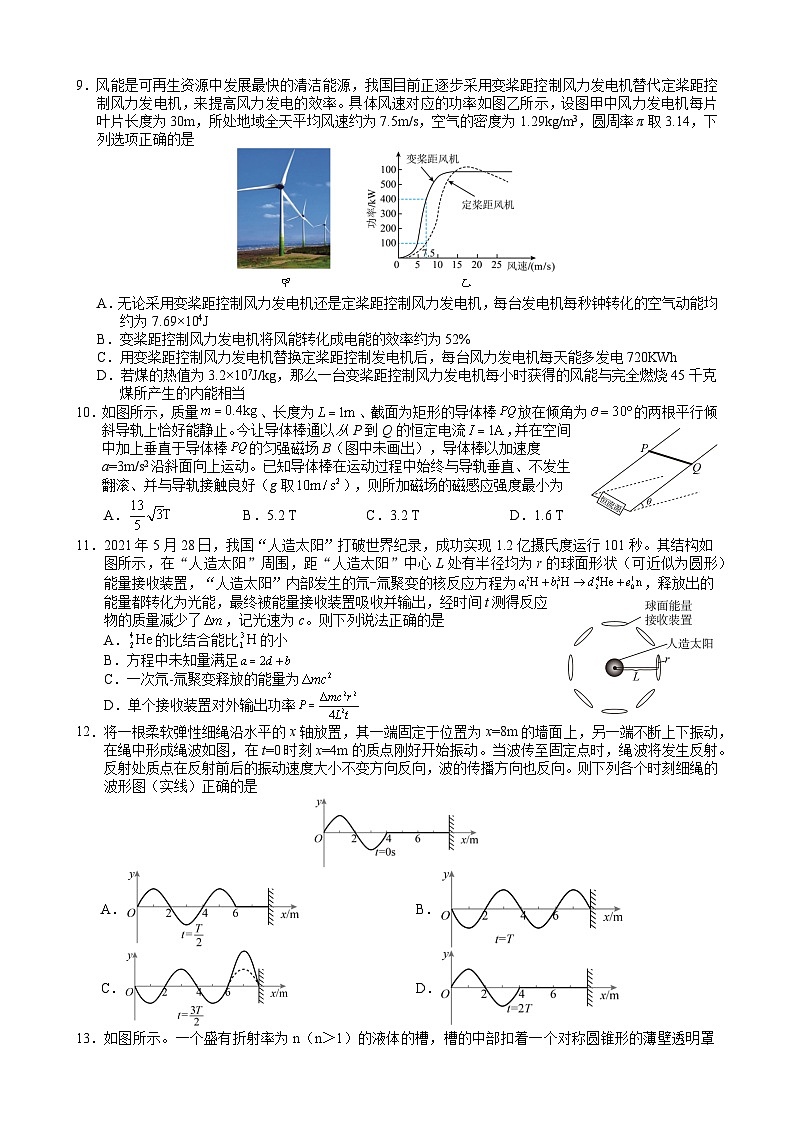 9+1_2024届_物理选考模拟卷03 试题卷第3页