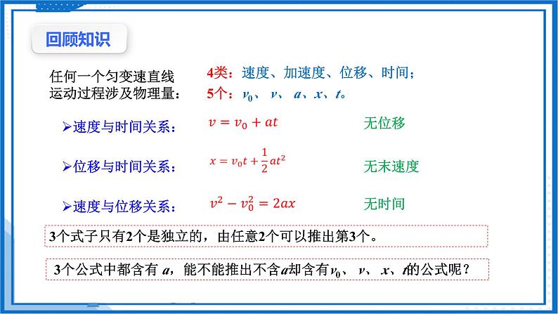 高中物理课件（人教版2019必修第一册）2.3.2匀变速直线运动的推论(课件)03