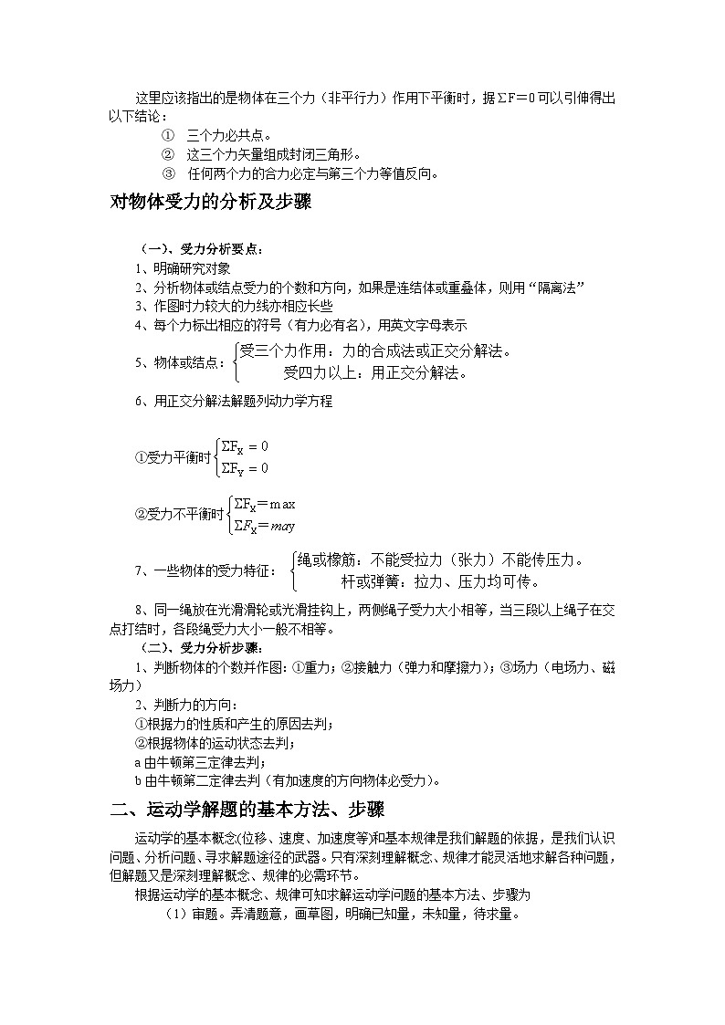高考物理复习讲义高中物理解题方法指导第2页