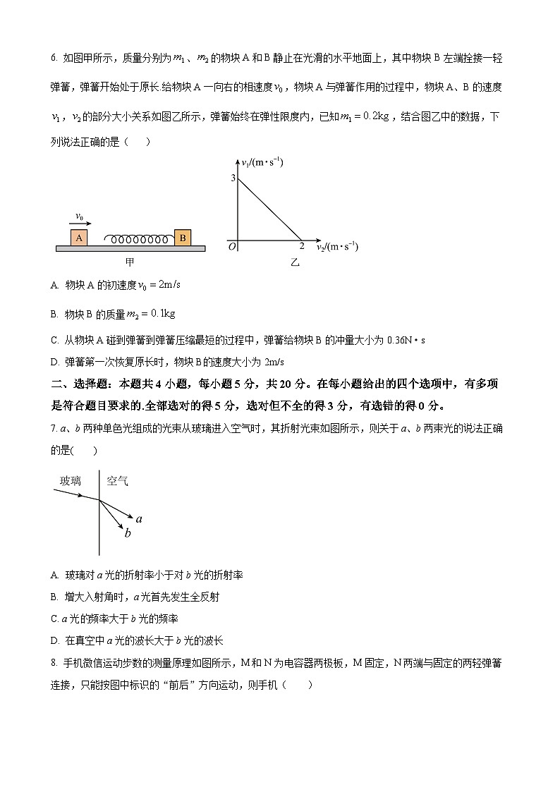 湖南省部分学校2023-2024学年高二下学期期末联考物理试题无答案第3页
