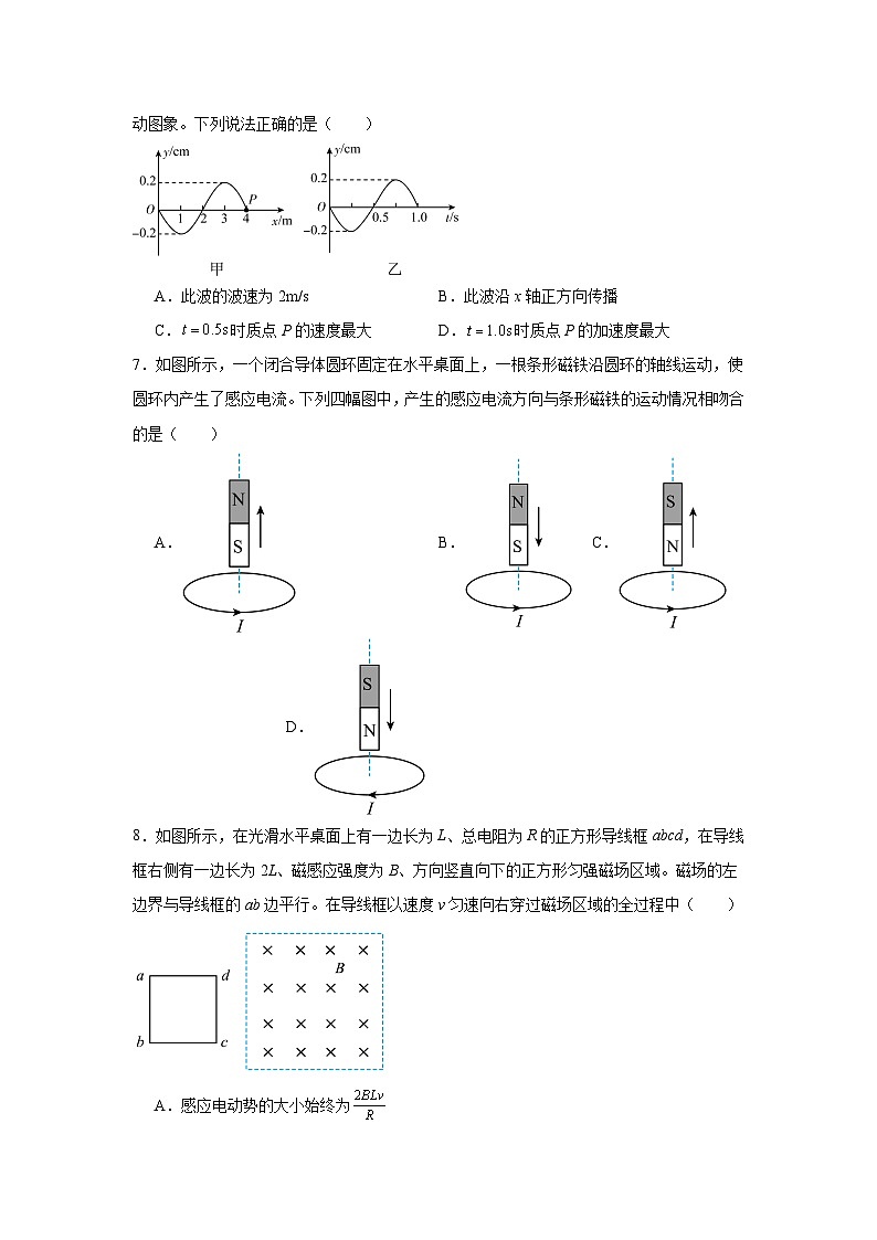 北京市怀柔区第一中学2023-2024学年高二下学期5月月考物理试题03