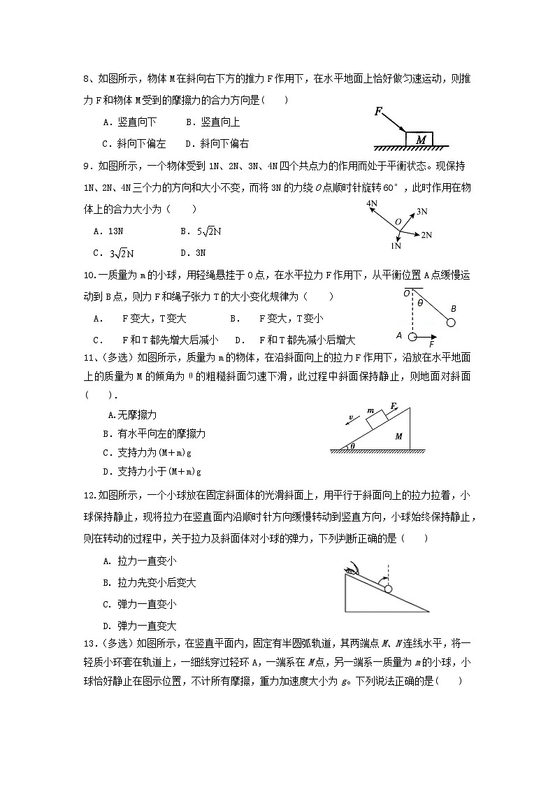 高中物理人教版（2019）必修一专题6：力的合成与分解02