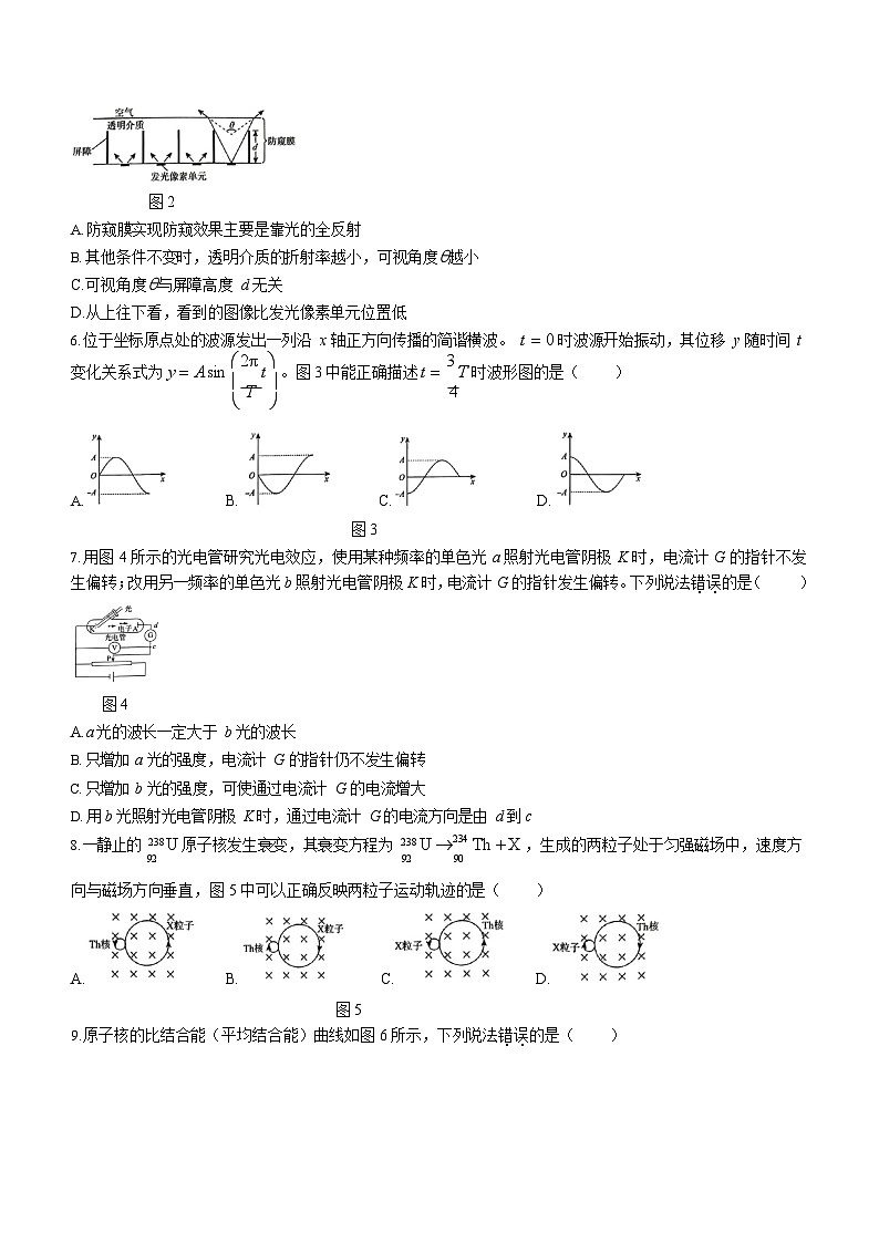 北京市海淀区2023-2024学年高二下学期7月期末物理试题+答案02