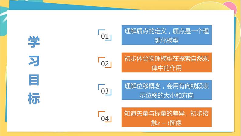 高中鲁科物理必修第一册 1.2质点和位移 PPT02