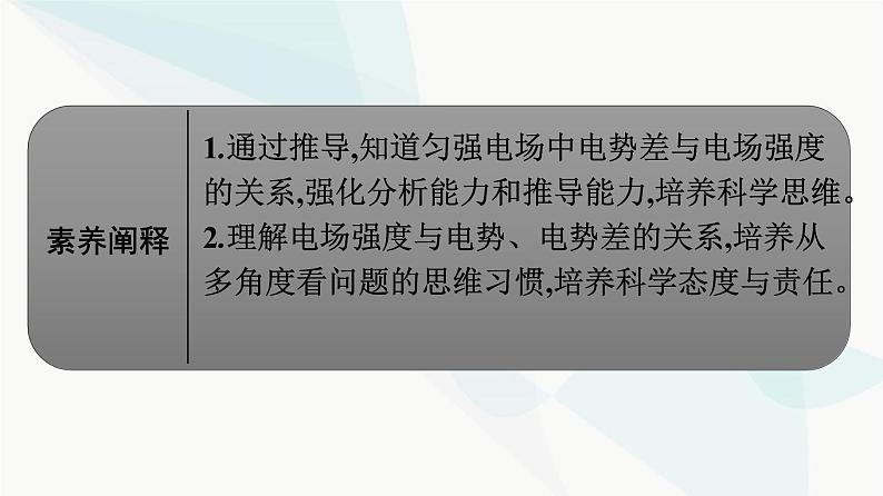 人教版高中物理必修第三册第10章静电场中的能量3电势差与电场强度的关系课件第3页