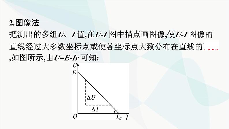 人教版高中物理必修第三册第12章电能能量守恒定律3实验：电池电动势和内阻的测量课件第8页