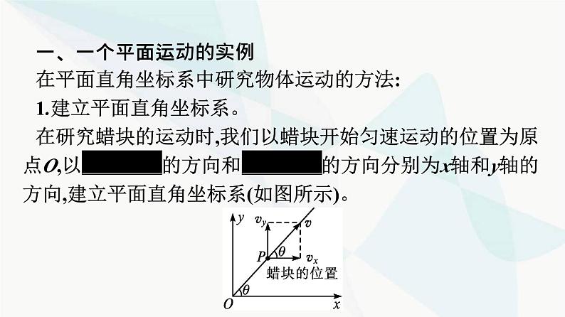 人教版高中物理必修第二册第5章抛体运动2运动的合成与分解课件第6页