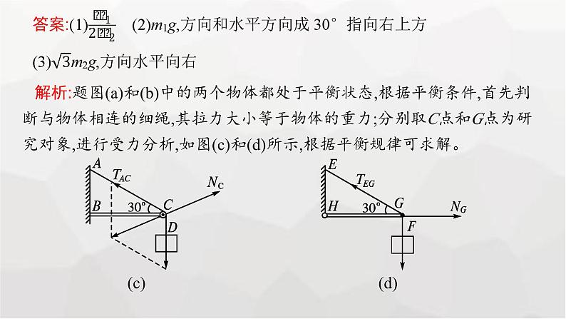 教科版高中物理必修第一册第3章相互作用整合课件08