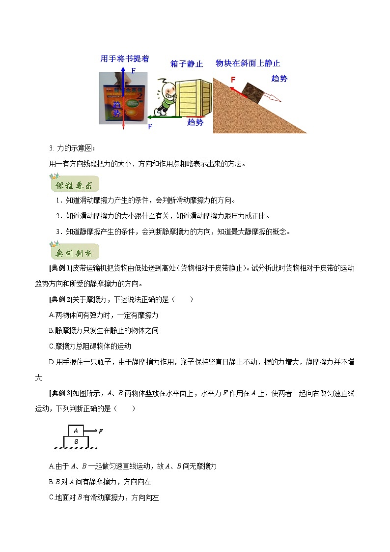 初升高物理衔接讲义    10 摩擦力（教师版+学生版）03