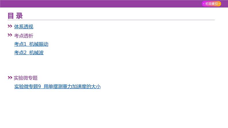 专题八机械振动与机械波2课件2025高考物理复习专题第1页