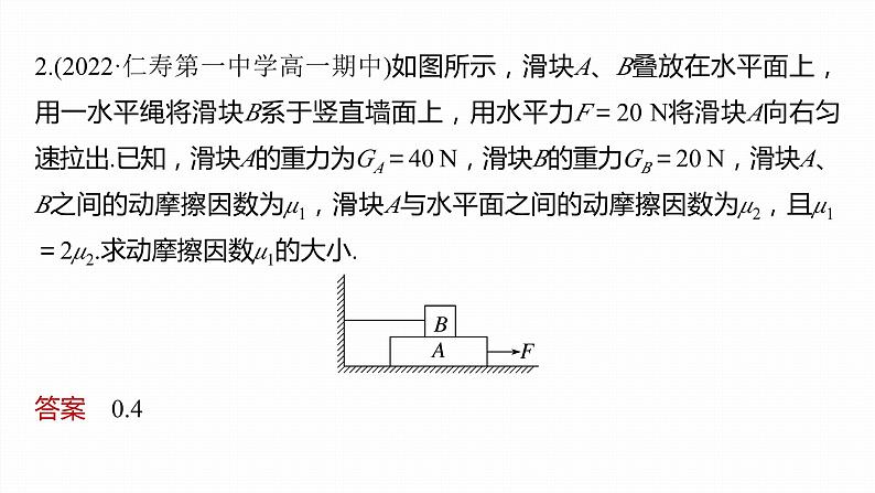 第三章　相互作用——力　章末复习  课件第8页