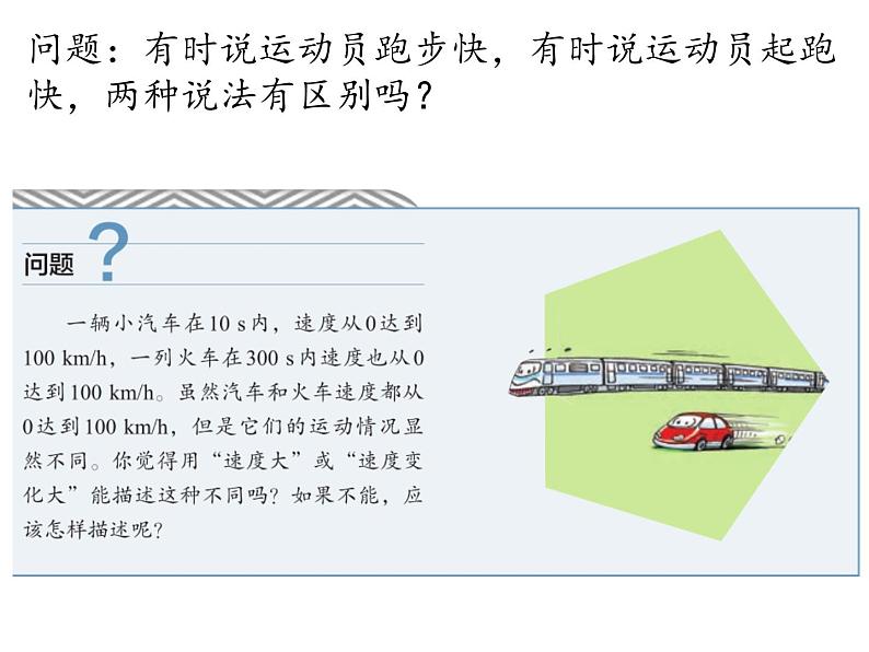 2023-2024学年高一物理人教版2019必修第一册同步课件  01-04速度变化快慢的描述-加速度第2页