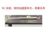 人教版物理2019必修第一册4-02实验：探究加速度和力、质量关系课件