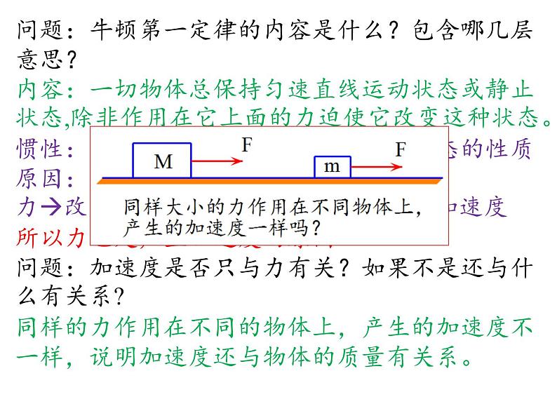 2023-2024学年高一物理人教版2019必修第一册同步课件  04-02实验：探究加速度和力、质量关系第2页