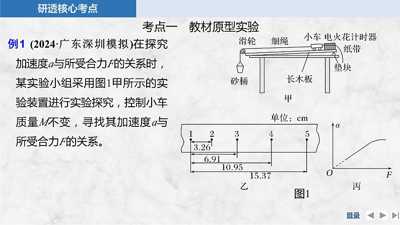 第三章　牛顿运动定律 实验四　探究加速度与物体受力、物体质量的关系第8页