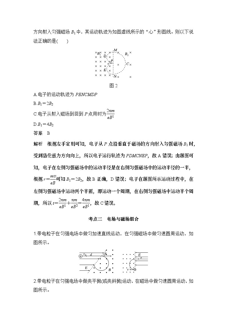 2025年高考物理二轮复习第十章　磁场 专题强化二十　带电粒子在组合场中的运动课件+讲义（教师+学生）+跟踪练习03