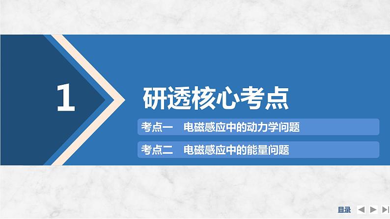 2025年高考物理二轮复习第十一章　电磁感应 专题强化二十三　电磁感应中的动力学和能量问题课件+讲义（教师+学生）+跟踪练习04