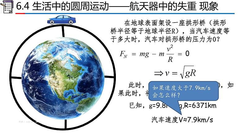 2023-2024学年高一物理人教版2019必修第二册同步课件  7.4 宇宙航行第6页