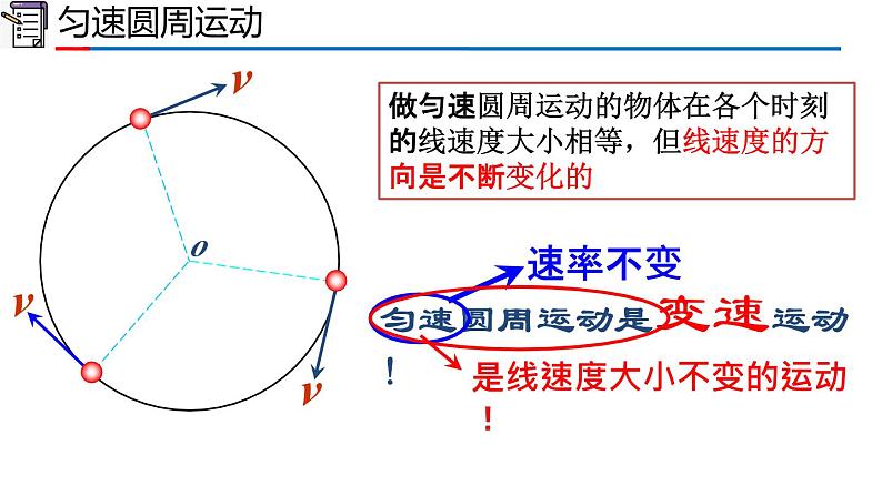 高中物理人教版2019必修第二册6-1圆周运动精品课件07