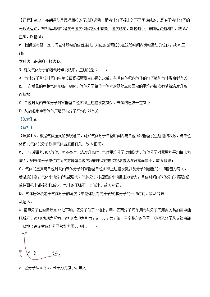 海南省儋州市第二中学2023-2024学年高二下学期期中考试物理试题（原卷版+解析版）02