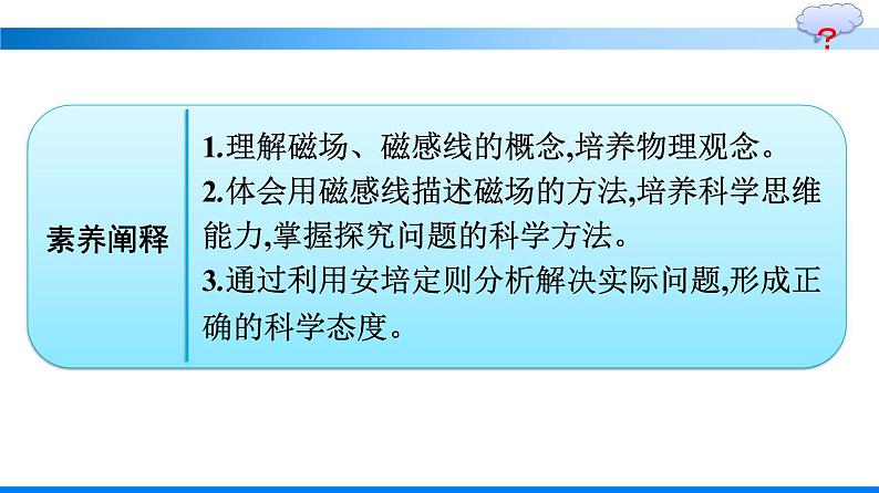 人教版（2019）高中物理必修第三册第13章电磁感应与电磁波初步1-磁场 磁感线优秀课件03