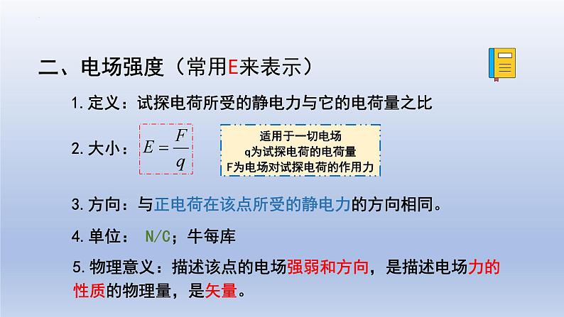 高中物理人教版2019必修第三册9-3电场 电场强度精品课件307