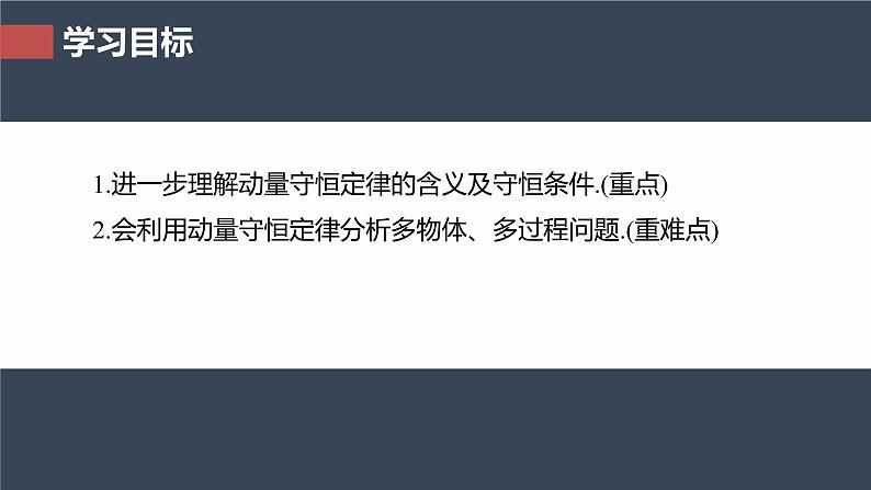 1.3  动量守恒定律  课件（3份打包）-高中物理选择性必修1（人教版2019）02