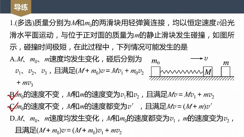 1.3  动量守恒定律  课件（3份打包）-高中物理选择性必修1（人教版2019）06